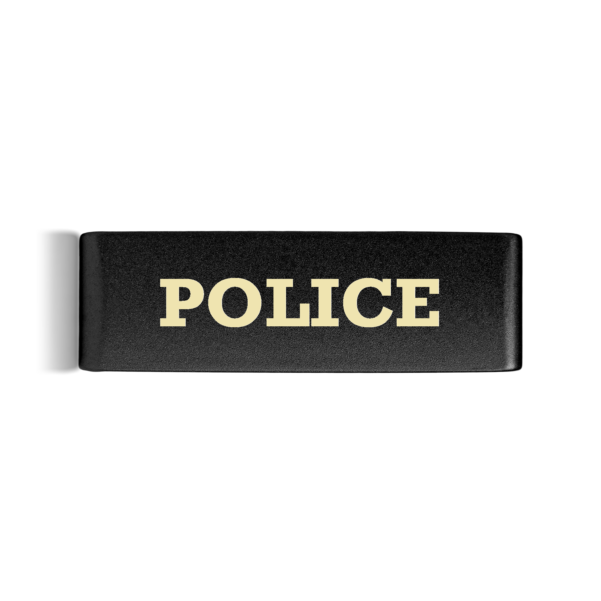 Police Badge Black 19mm