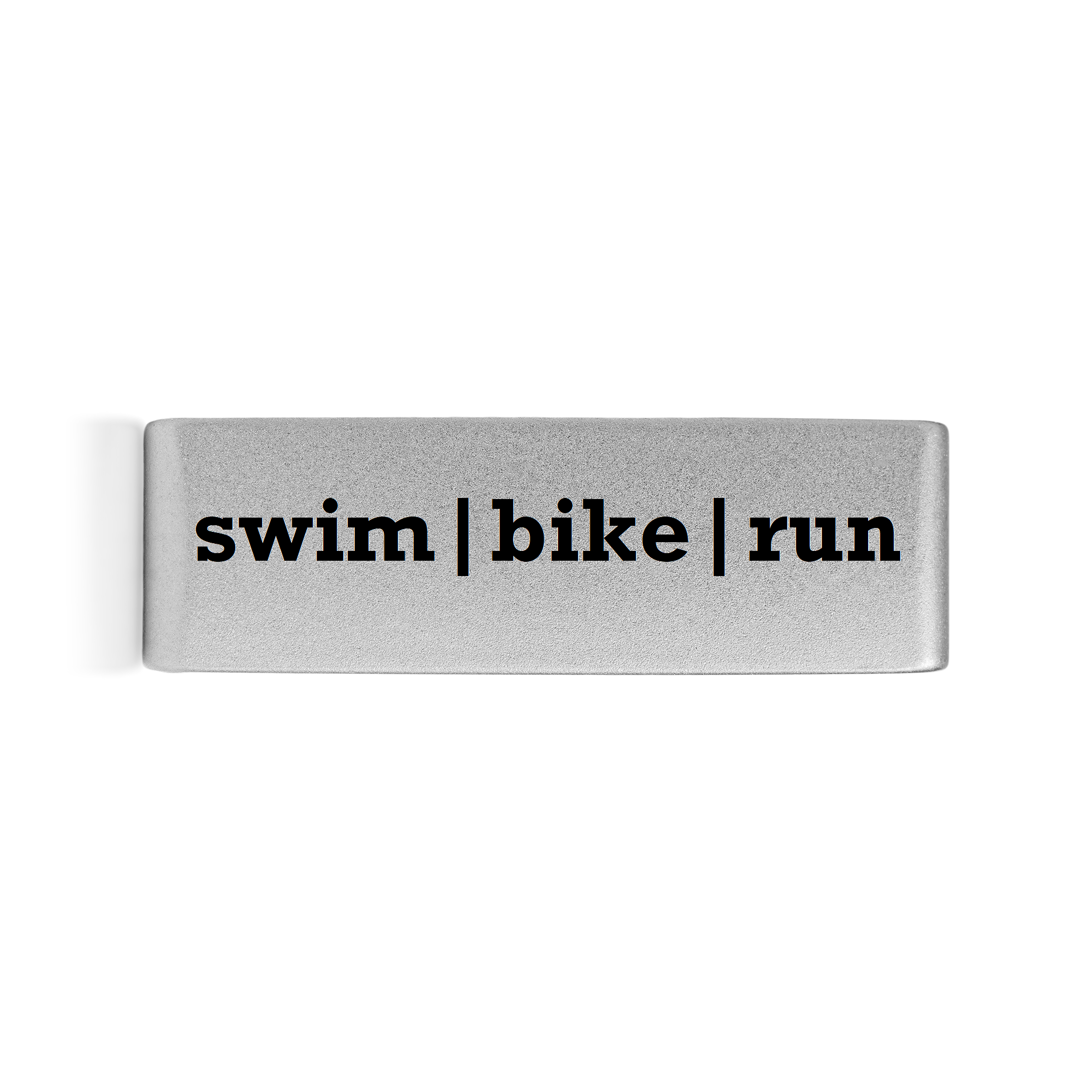 Swim | Bike | Run Badge Silver 19mm