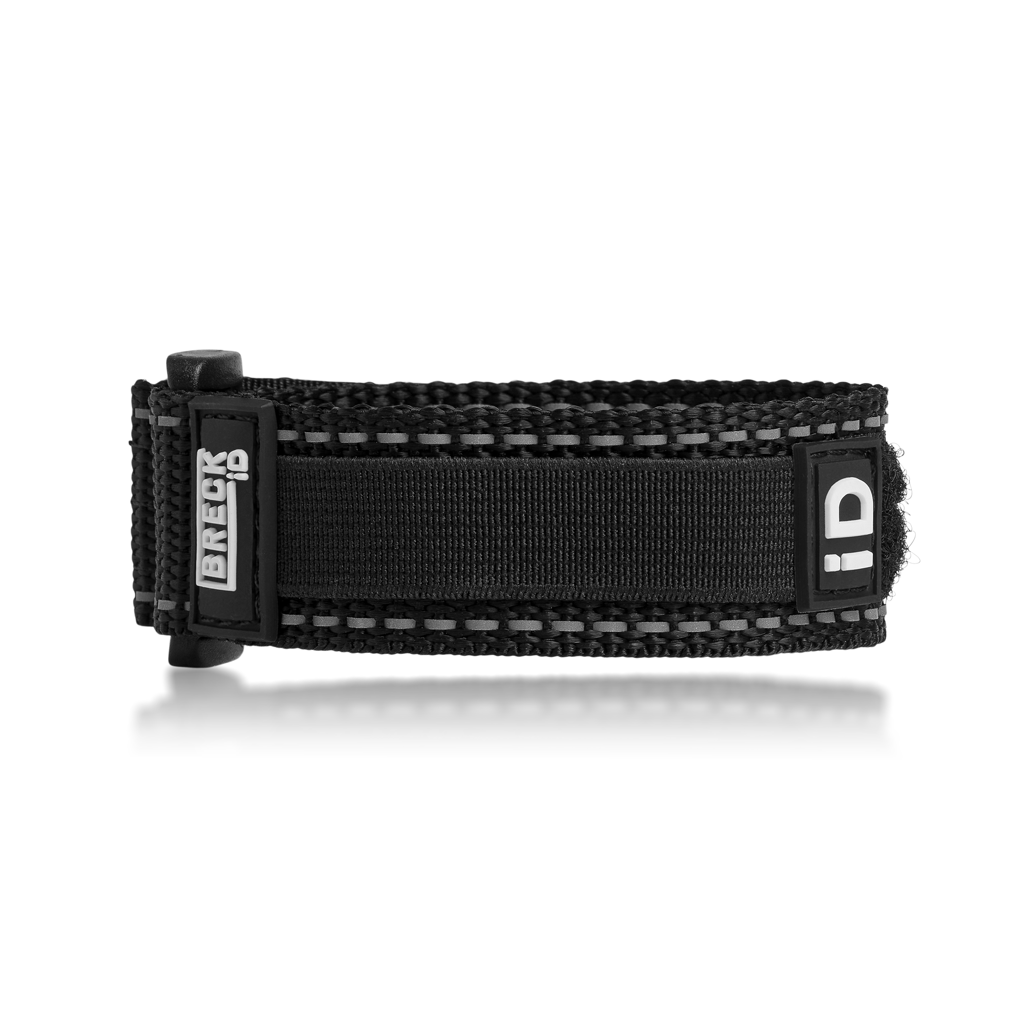Black Endurance custom emergency ID replacement wristband.