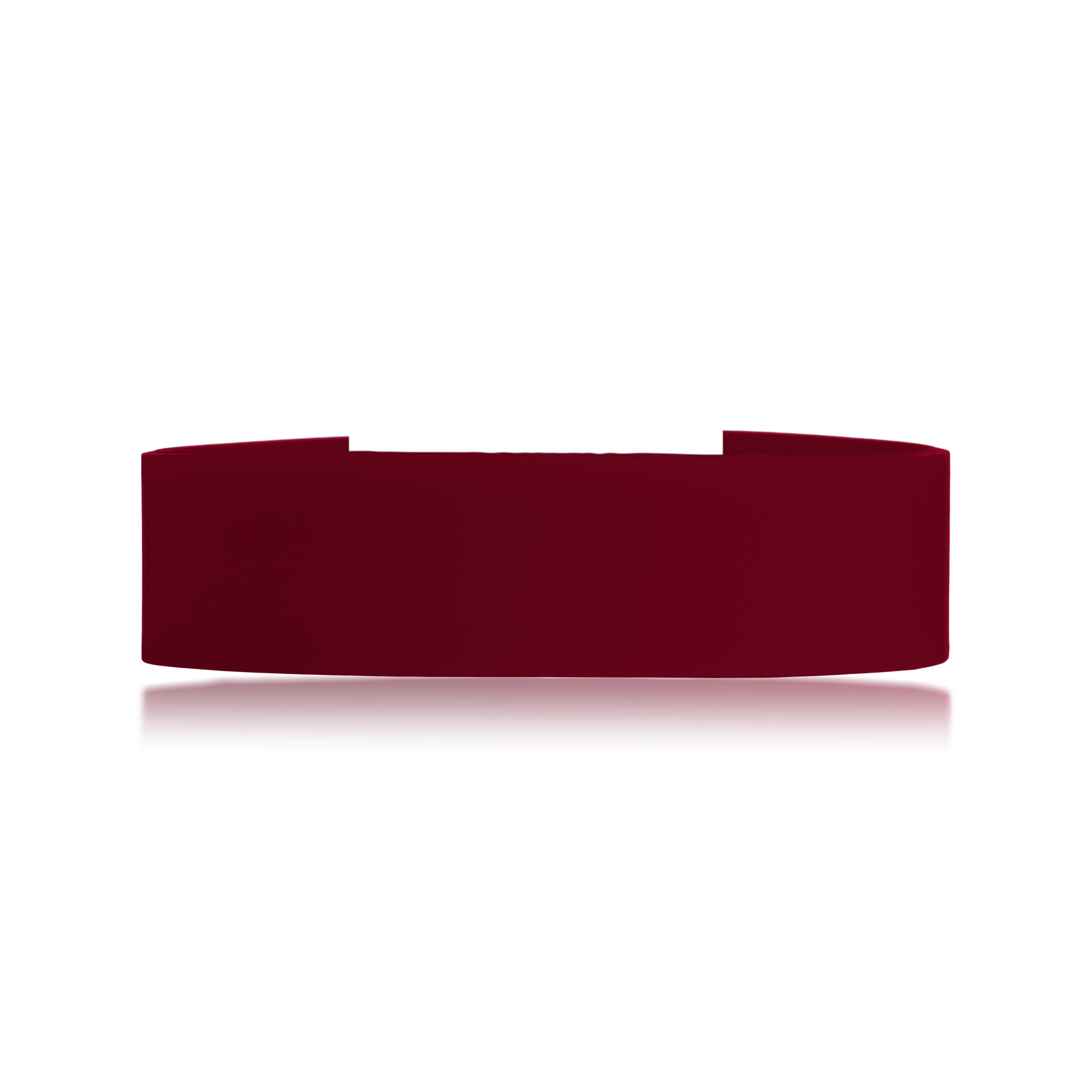 Maroon Pro replacement silicone wristband for medical alert bracelets.