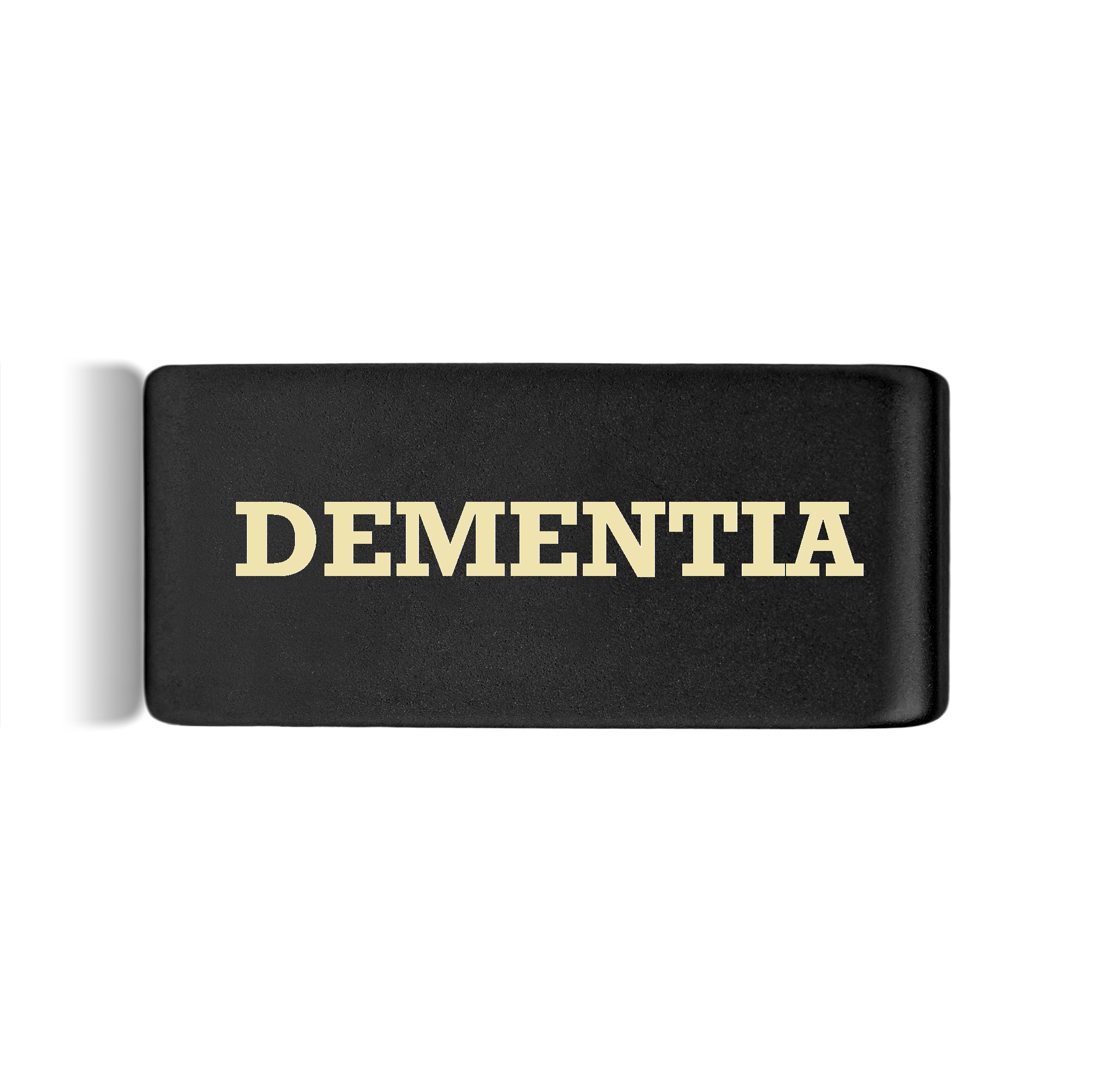 Dementia Badge Black 12mm