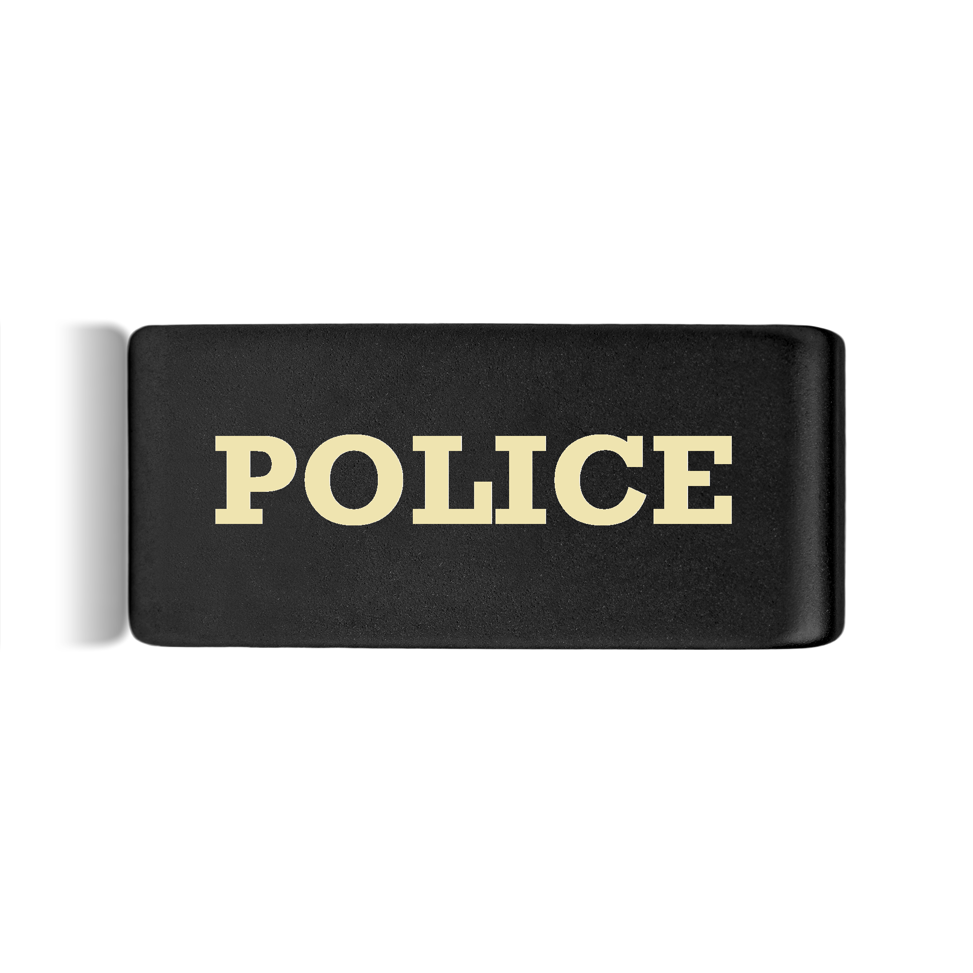 Police Badge Black 12mm