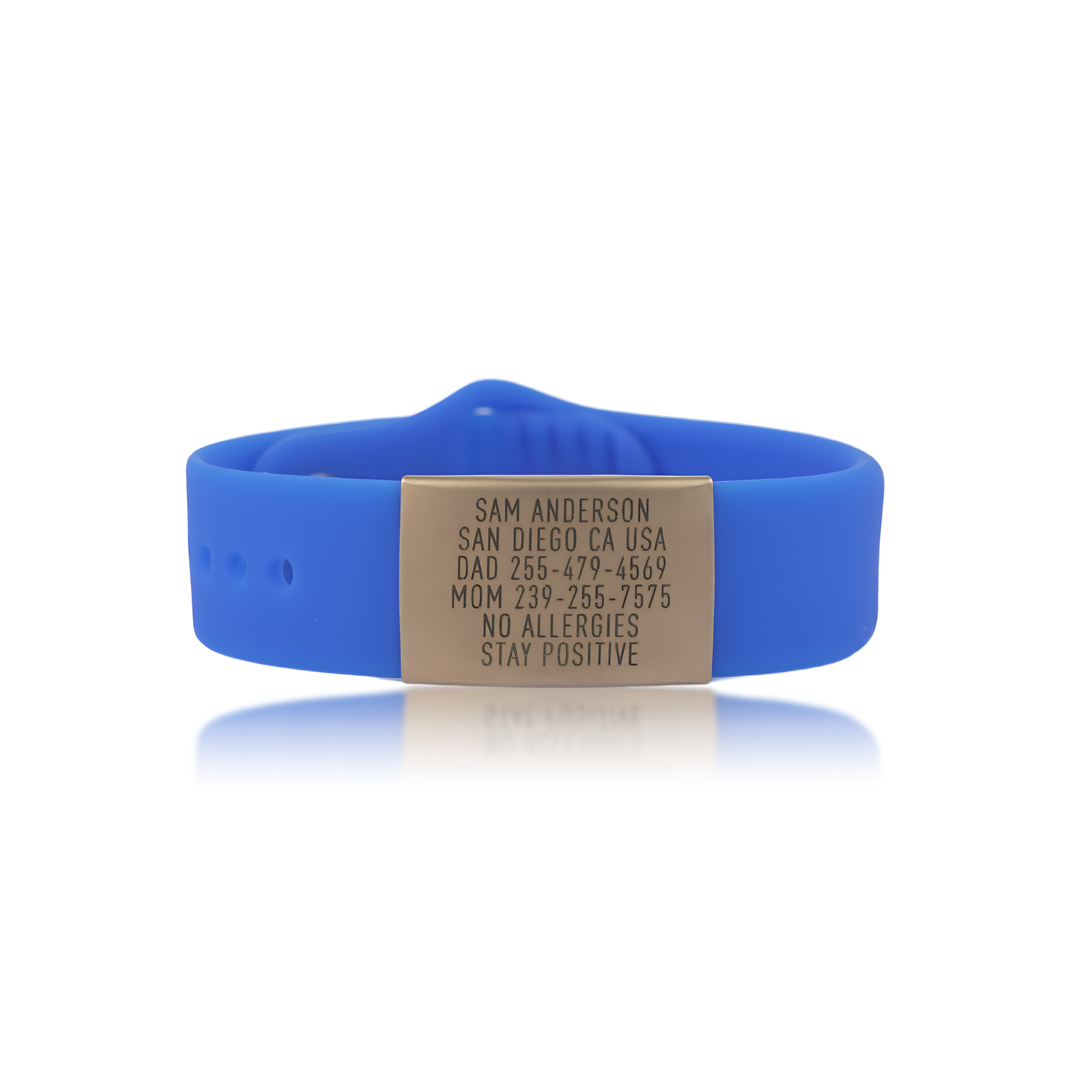 Wristband ID - Sleek (Gold)