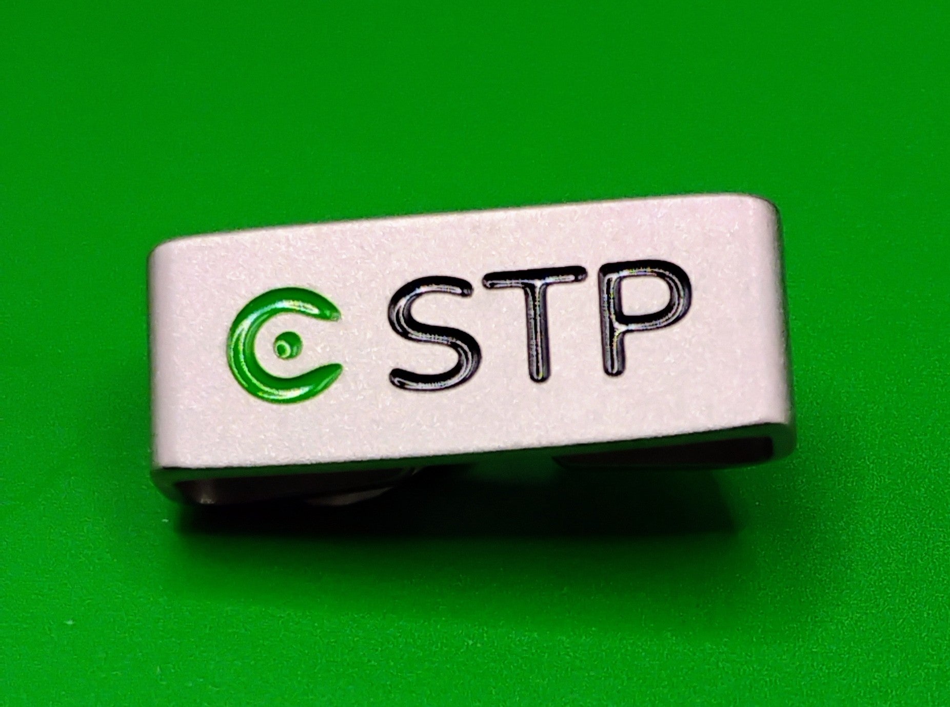 STP enamel badge for BRECK iD wristbands, limited edition cycling badge