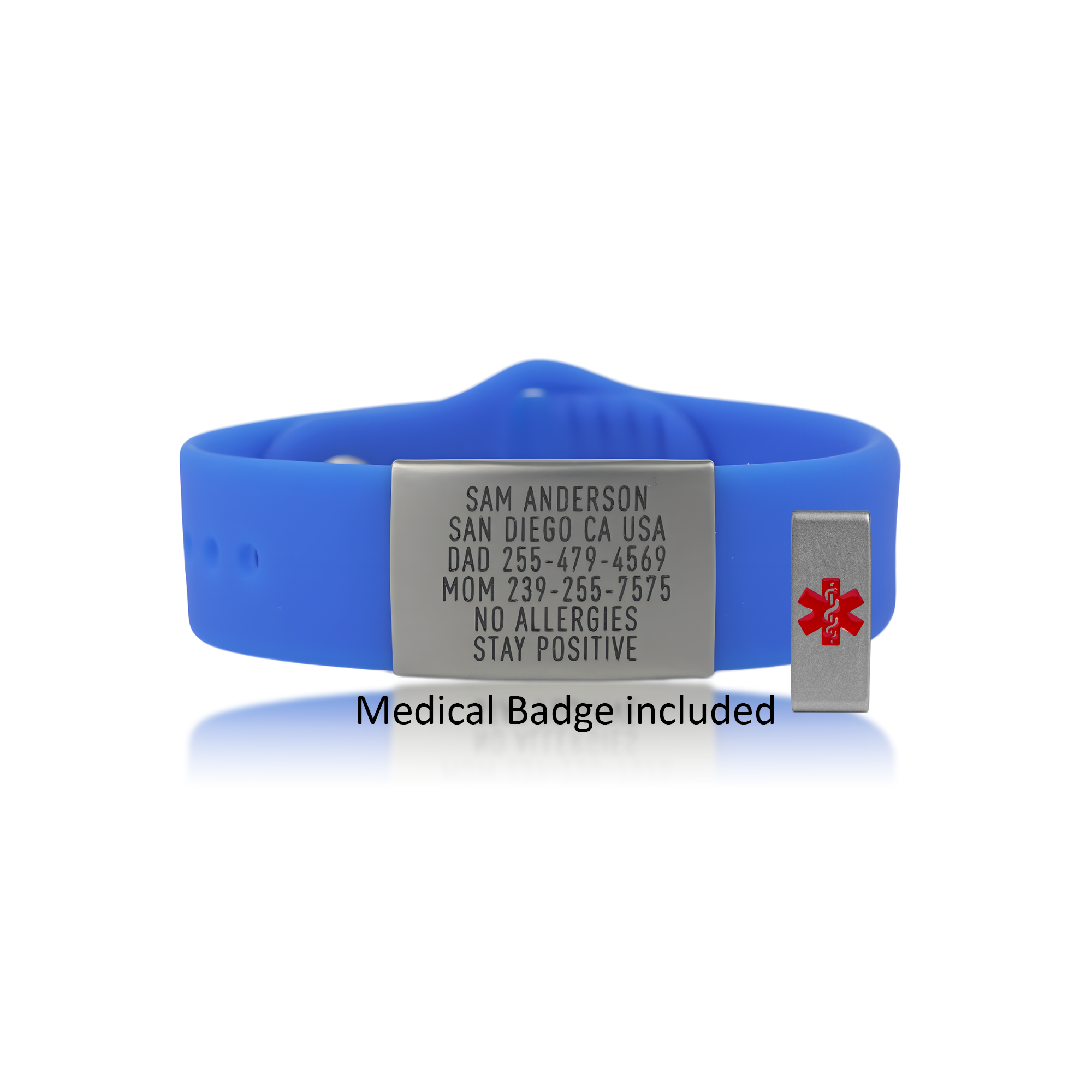 Medical ID Bracelet - Sleek +
