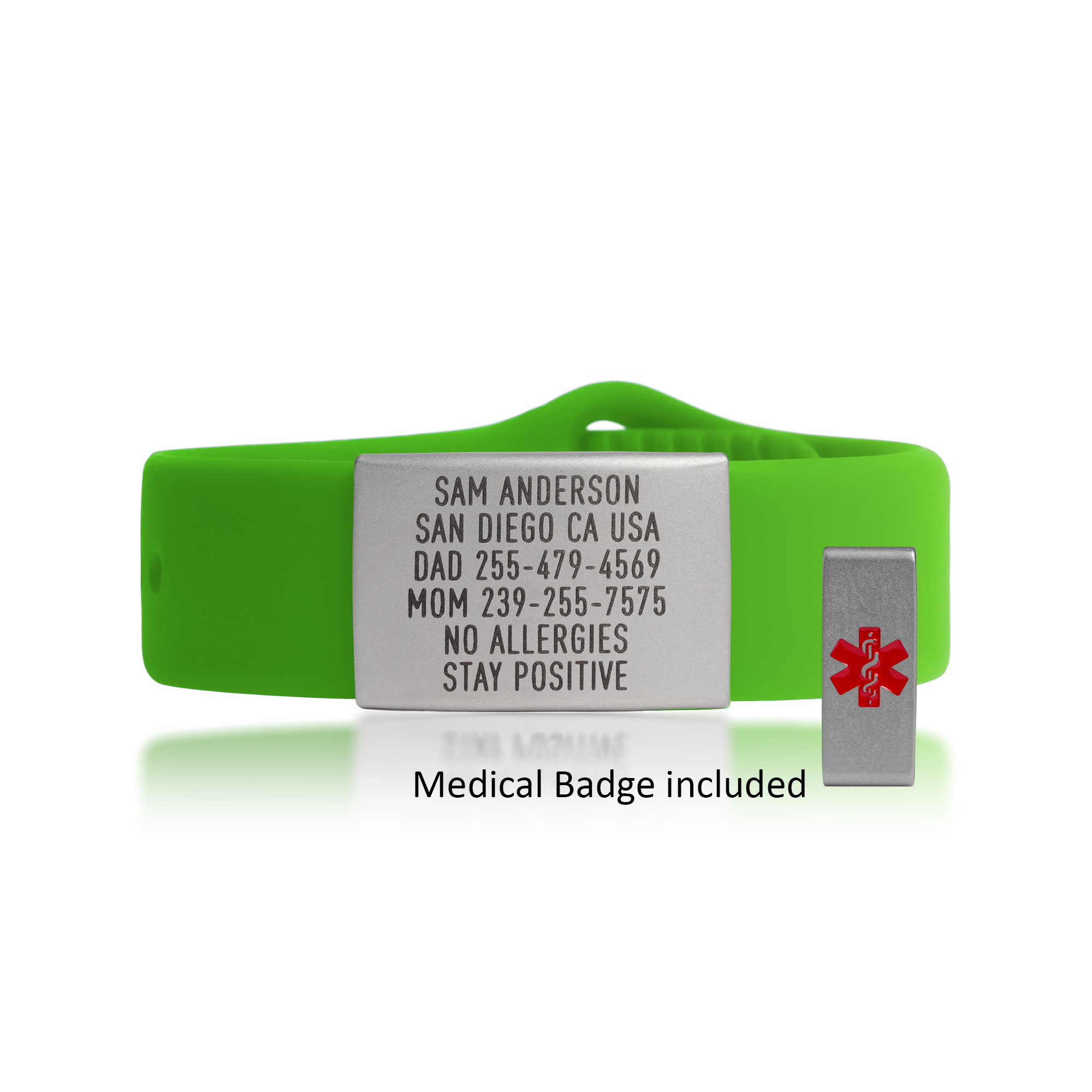 Medical ID Bracelet - Sleek +