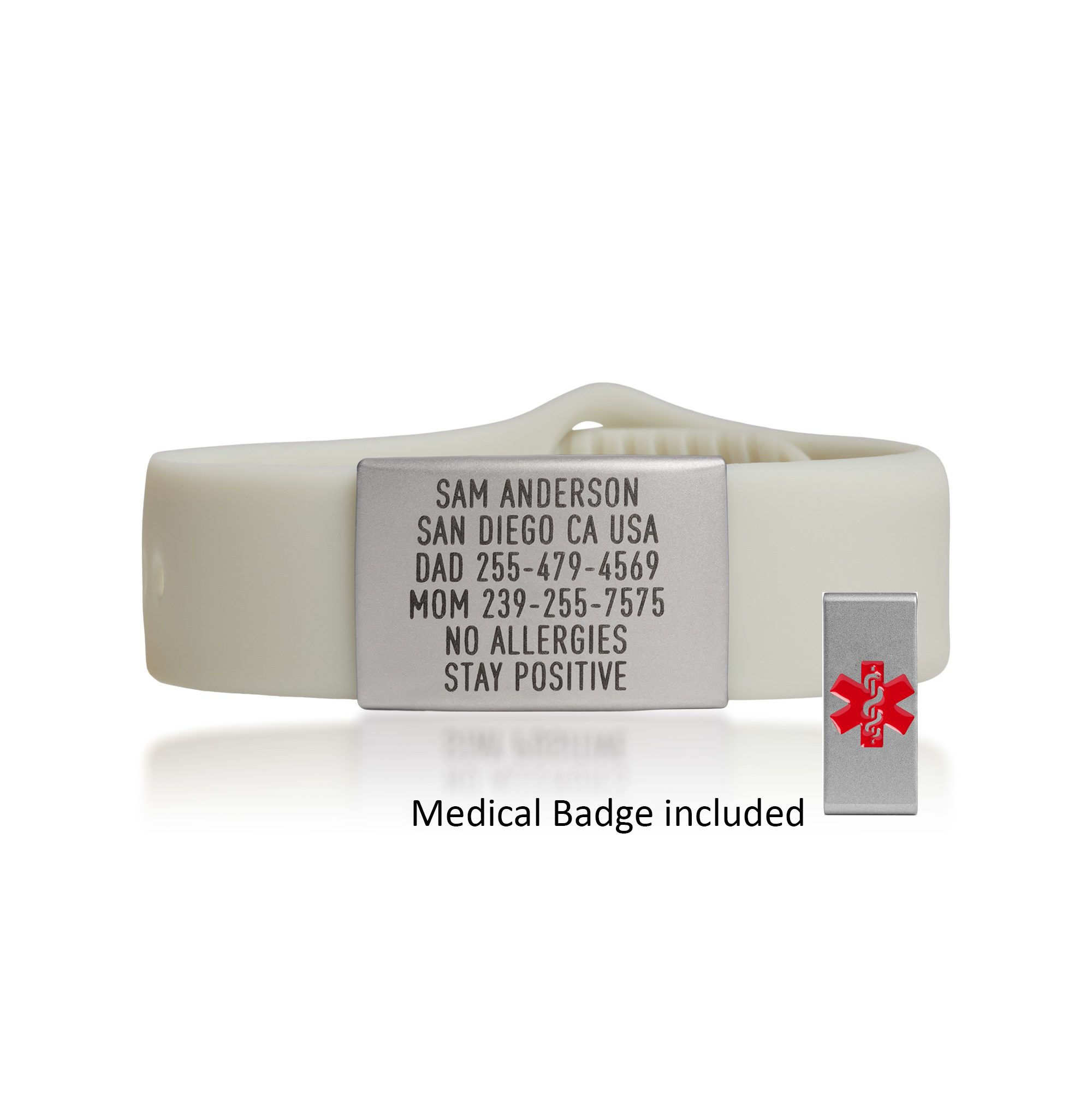 Medical ID Bracelet - Sleek +