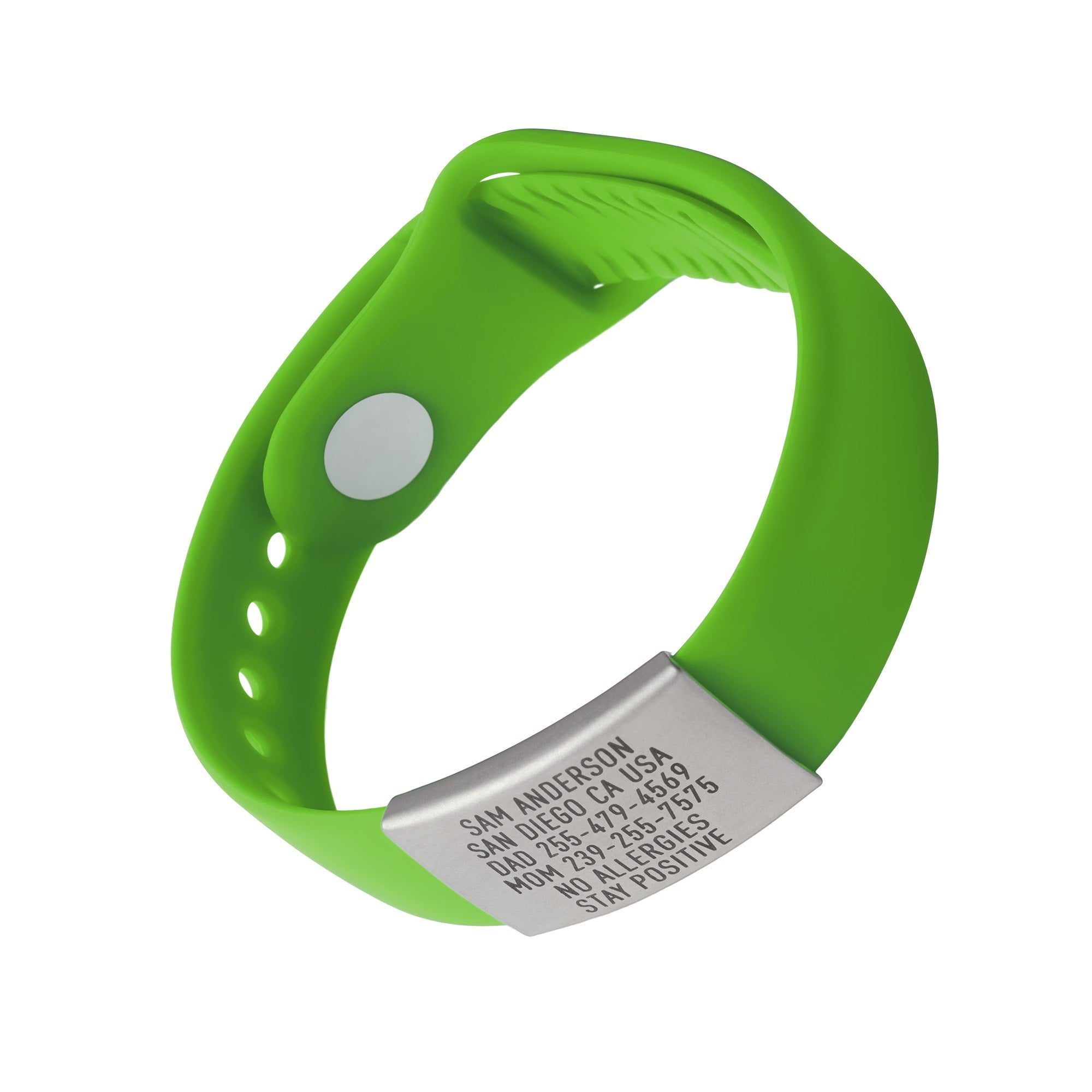 Lime Green Emergency ID Sleek by BRECK iD