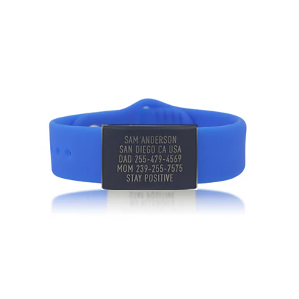 Wristband ID - Sleek (Silver)