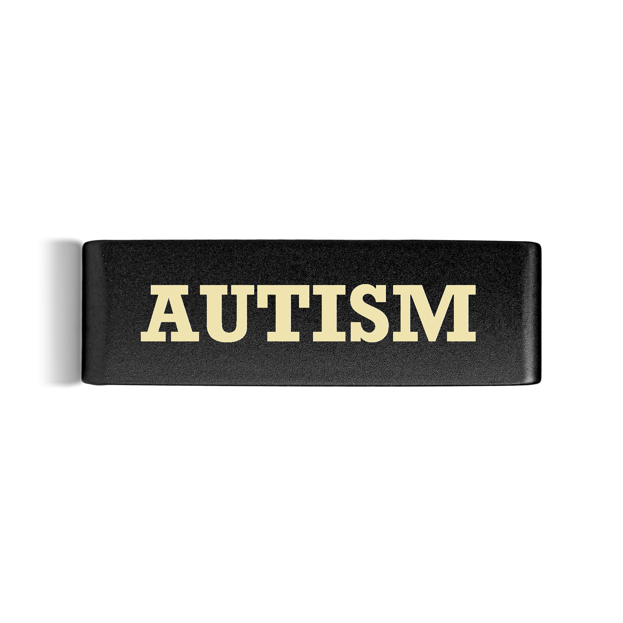 Autism Badge Black 19mm