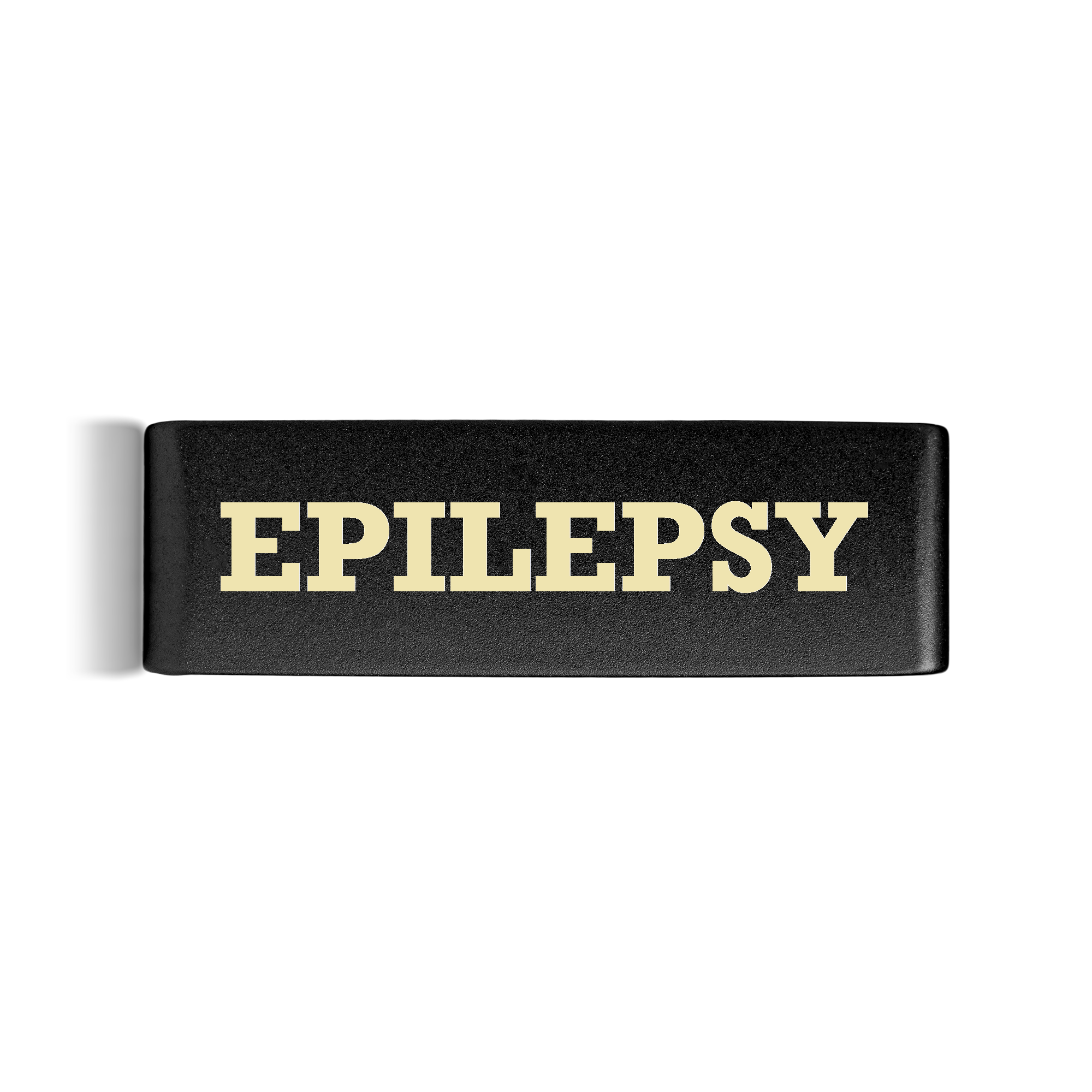 Epilepsy Badge Black 19mm