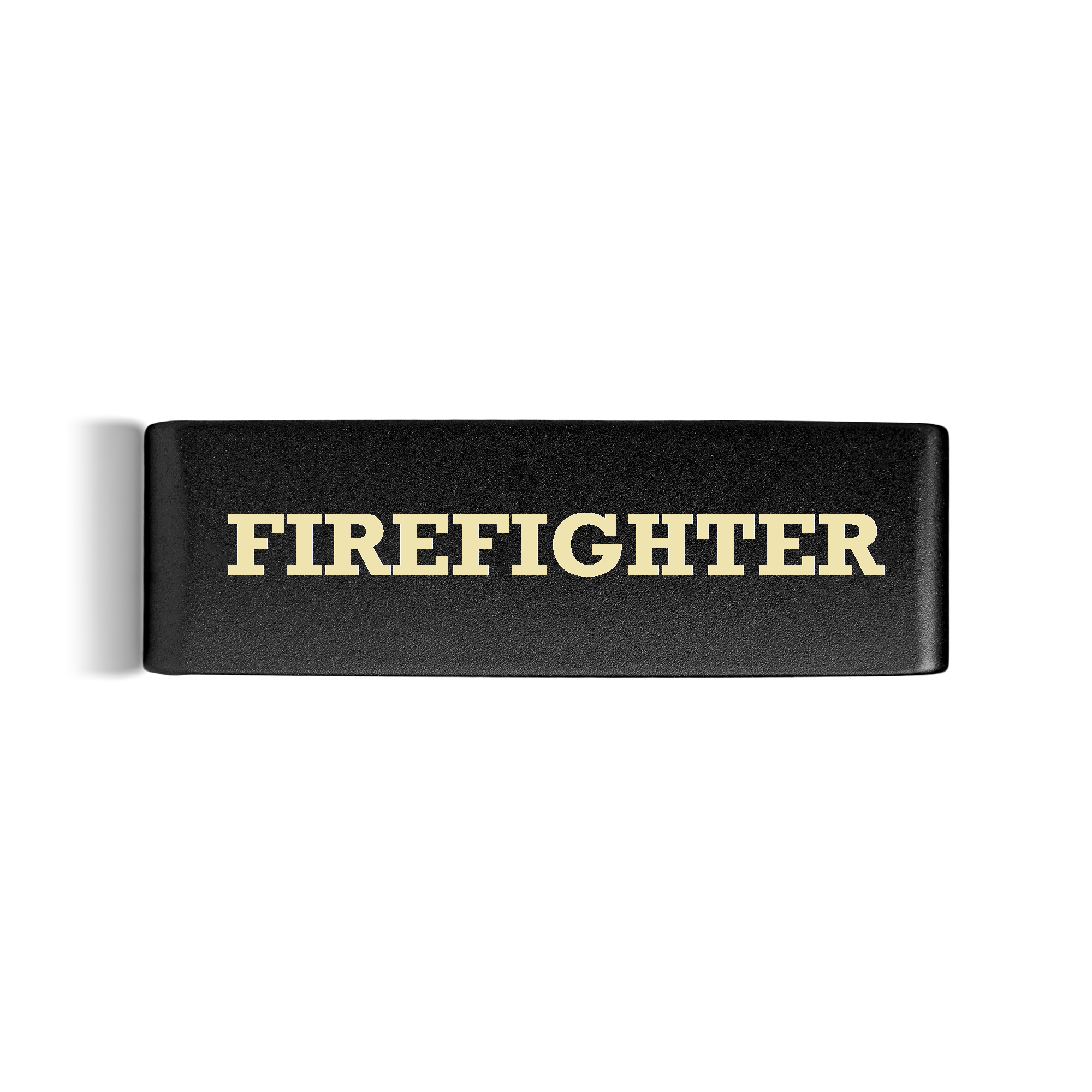 Firefighter Badge Black 19mm