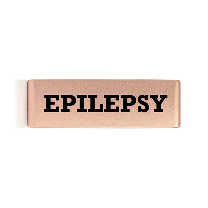 Epilepsy Badge Gold 19mm