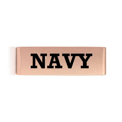 Navy Badge Gold 19mm