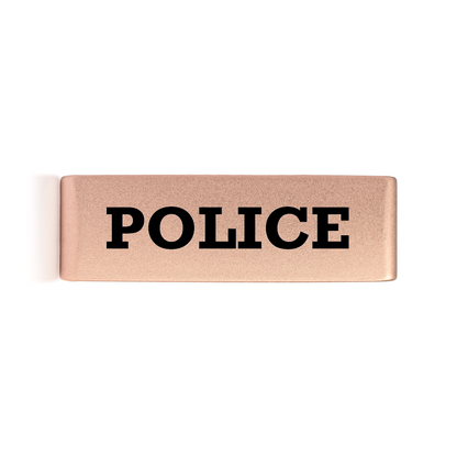 Police Badge Gold 19mm