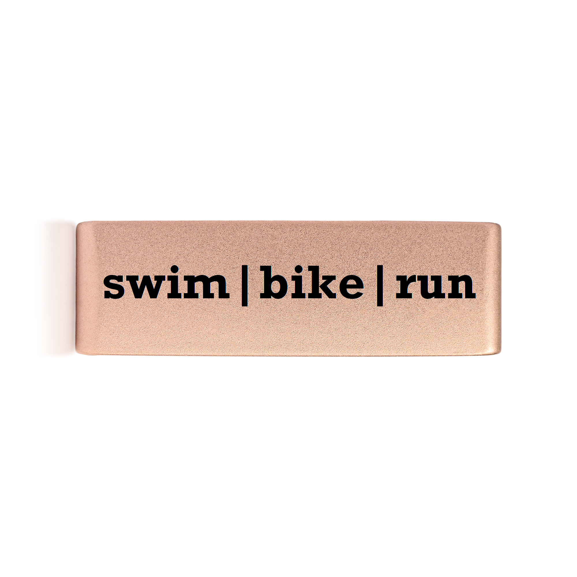 Swim | Bike | Run Badge Gold 19mm