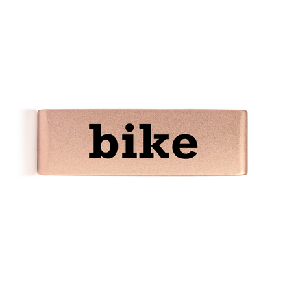 Bike Badge Gold 19mm