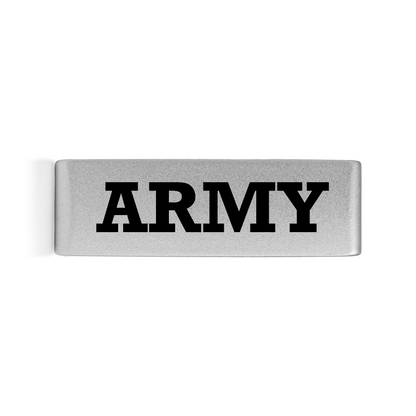 Army Badge Silver 19mm