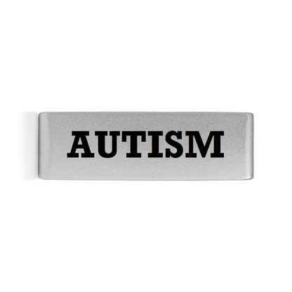 Autism Badge Silver 19mm