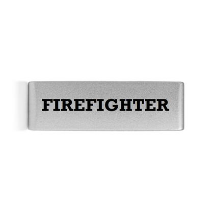 Firefighter Badge Silver 19mm