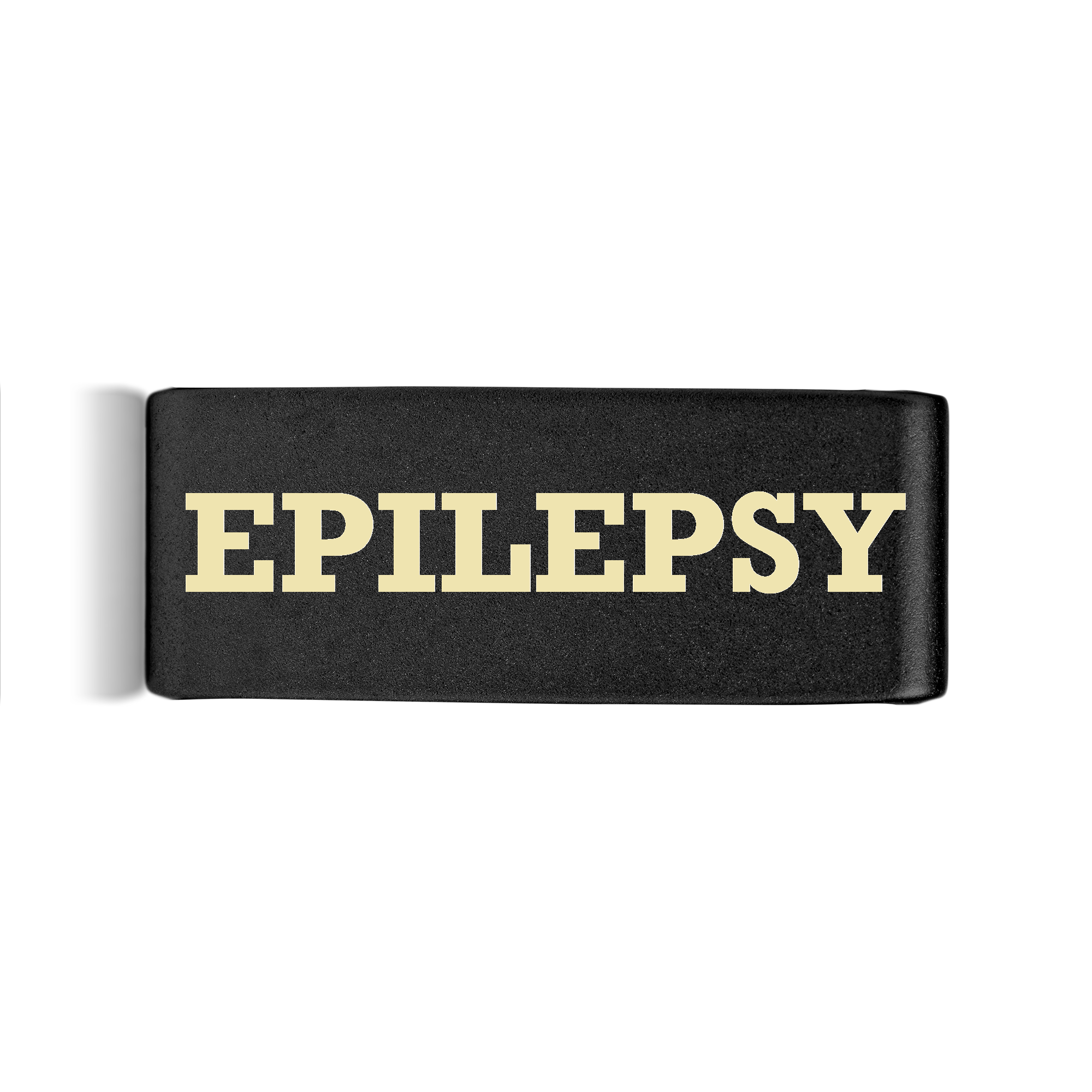 Epilepsy Badge Black 15mm