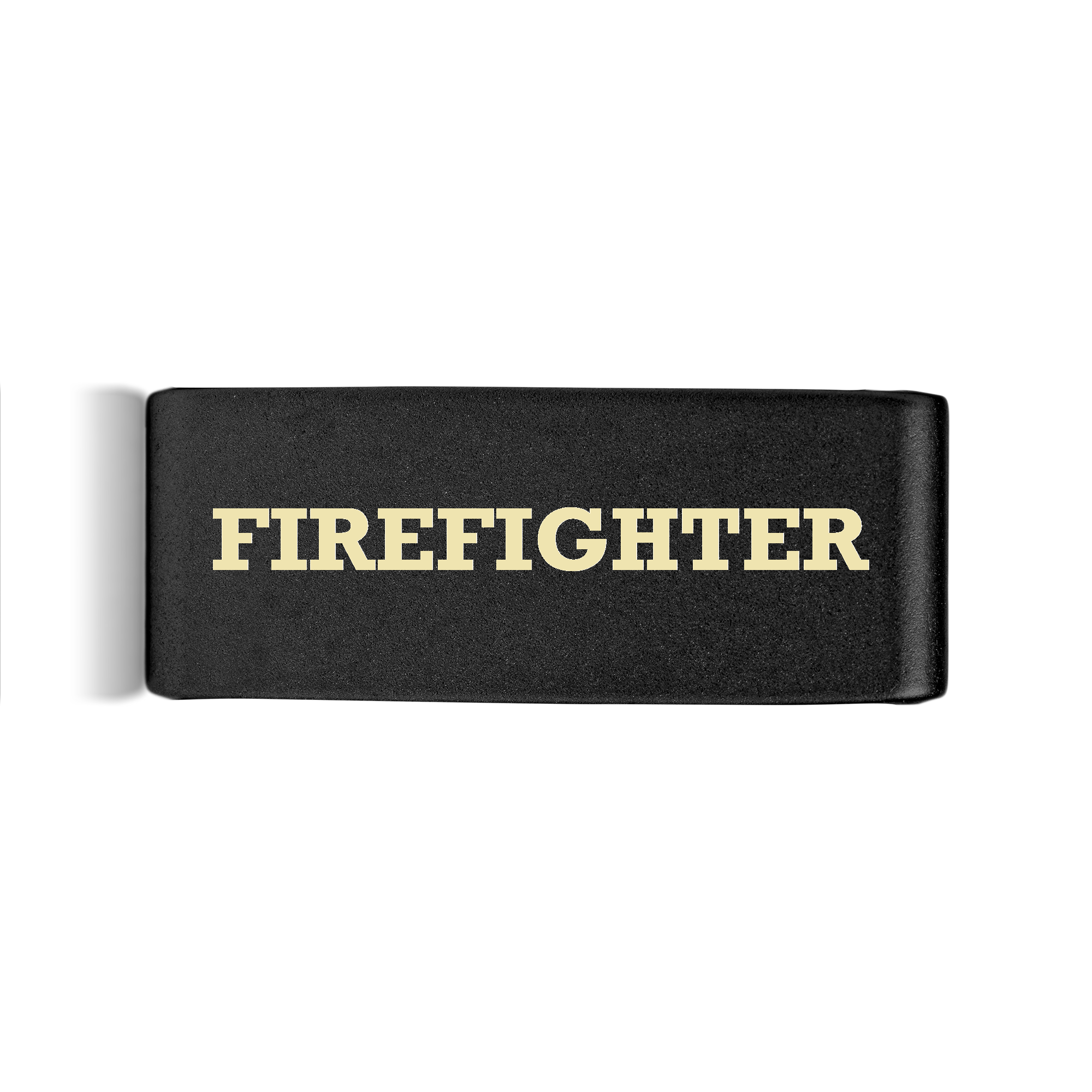 Firefighter Badge Black 15mm