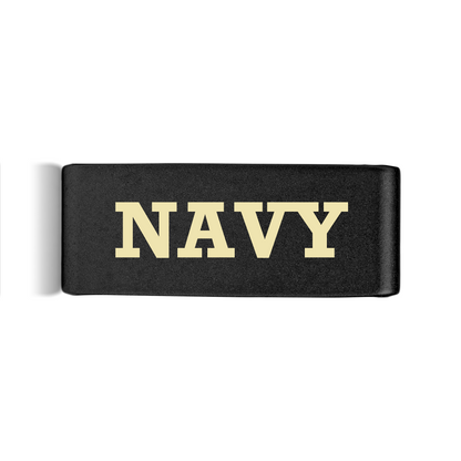 Navy Badge Black 15mm