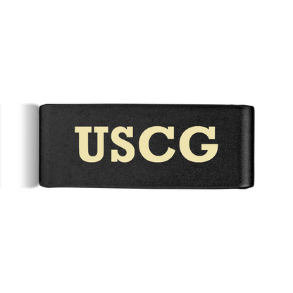 USCG Badge Black 15mm