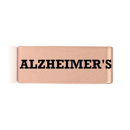 Alzheimer’s Badge Gold 15mm