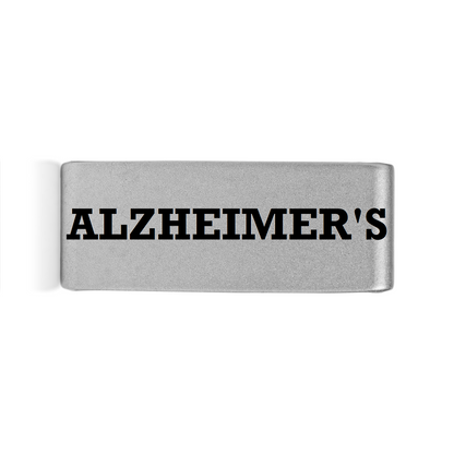 Alzheimer’s Badge Silver 15mm