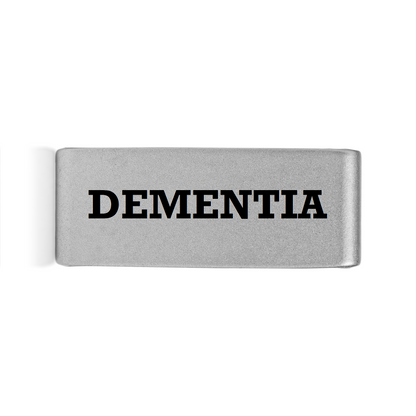 Dementia Badge Silver 15mm