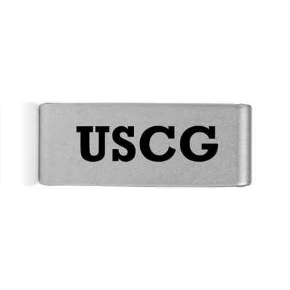 USCG Badge Silver 15mm