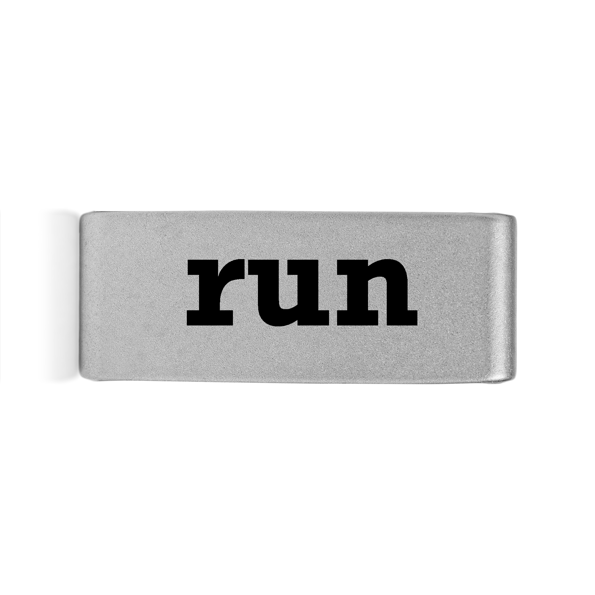 Run Badge Silver 15mm