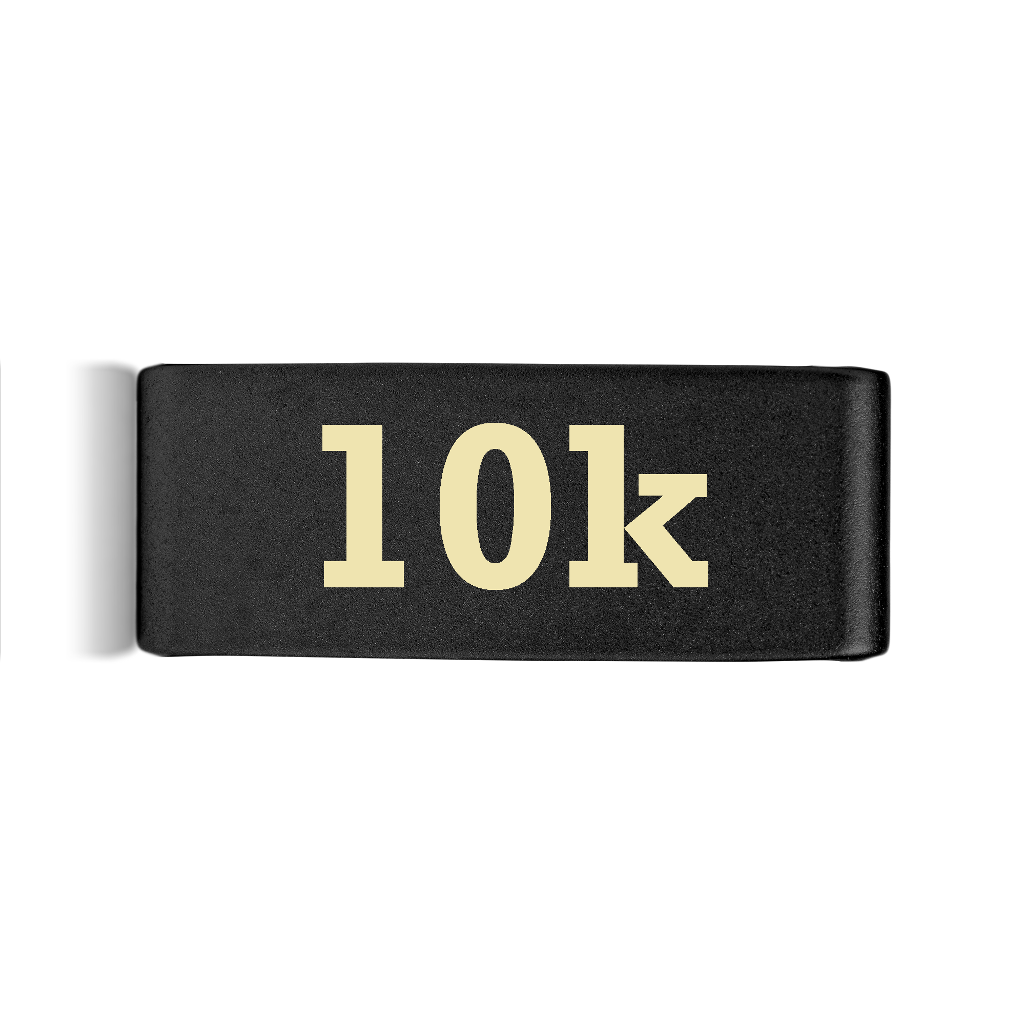 10k badge in black 15mm