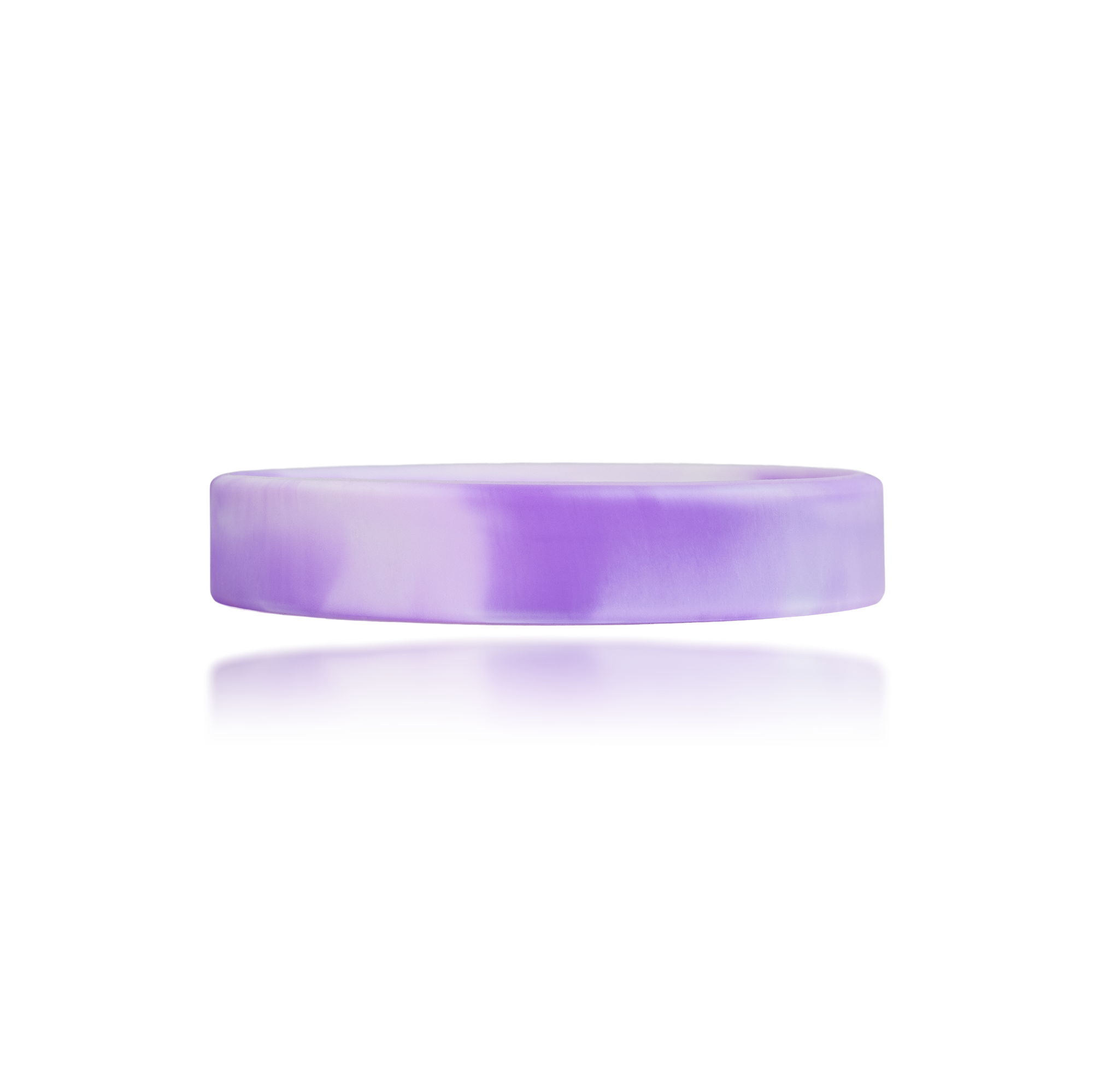 Purple and white silicone Sprint wristband by BRECK iD