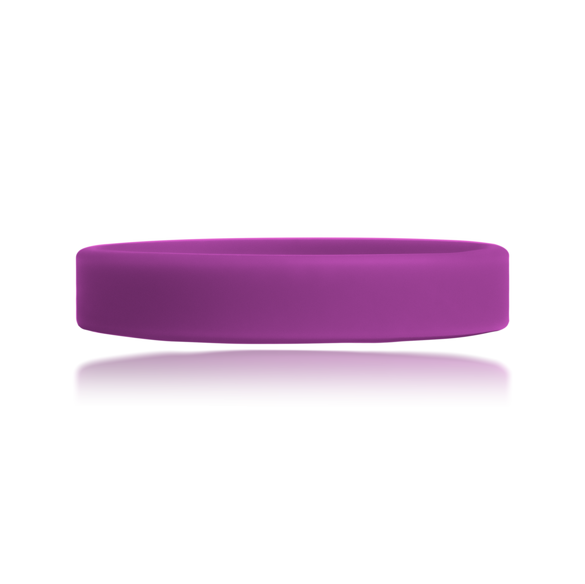 Purple silicone Sprint wristband by BRECK iD