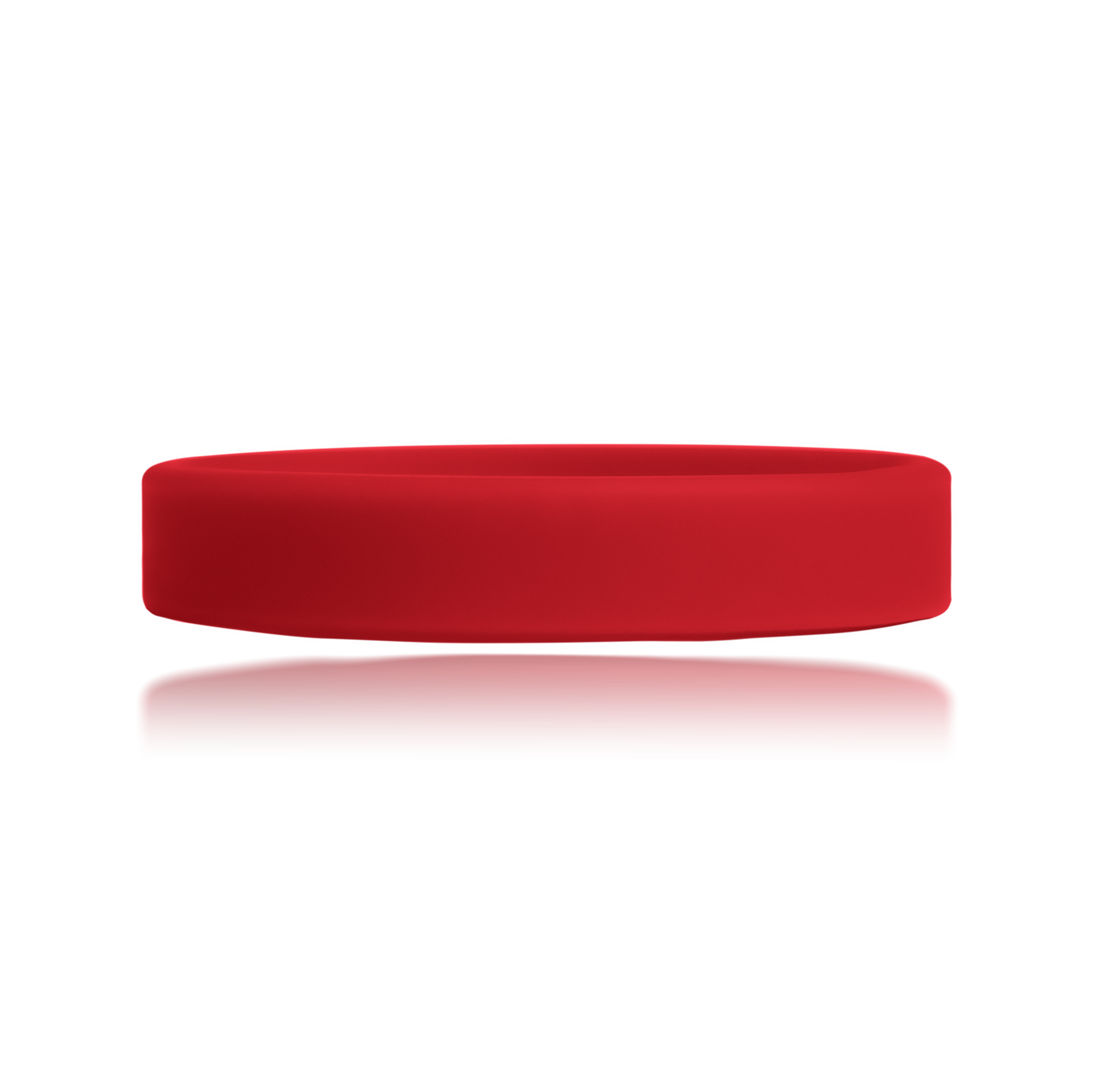 Red silicone Sprint wristband by BRECK iD