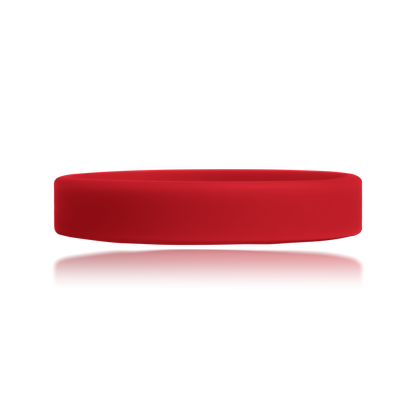 Red silicone Sprint wristband by BRECK iD