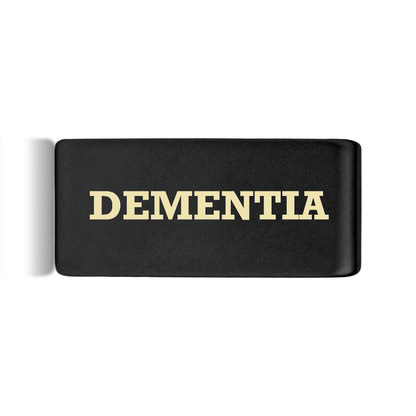 Dementia Badge Black 12mm