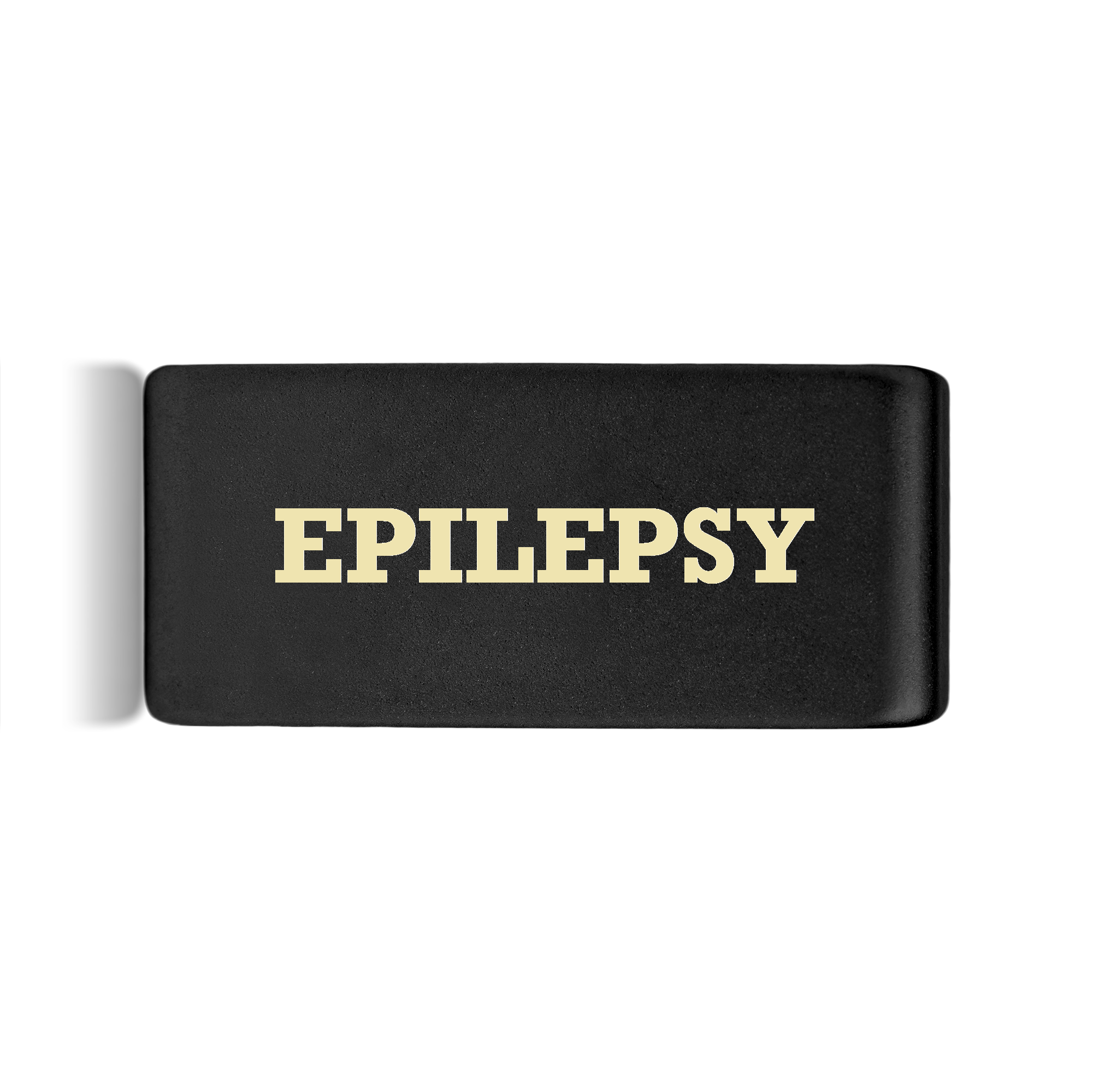 Epilepsy Badge Black 12mm