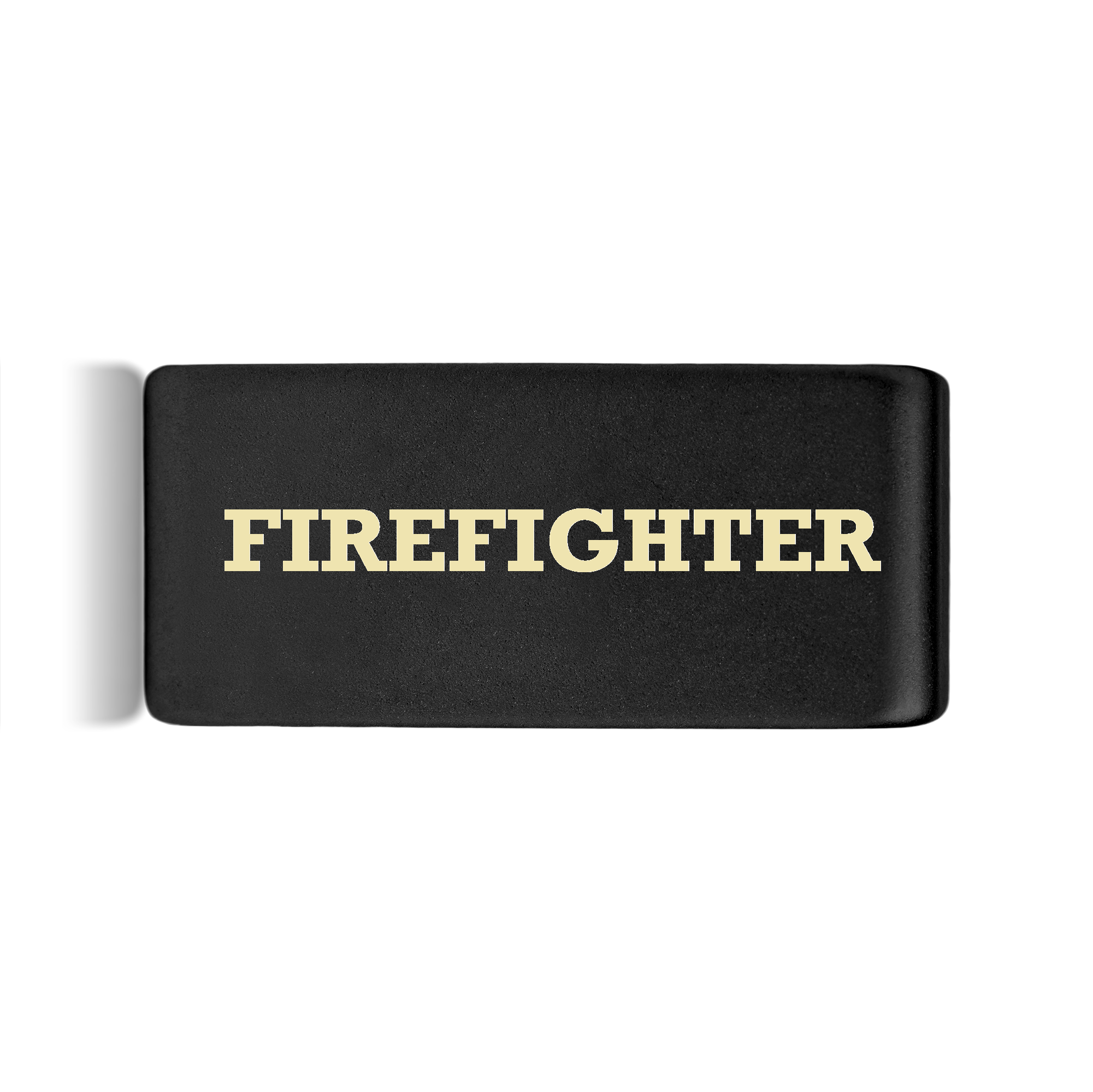 Firefighter Badge Black 12mm