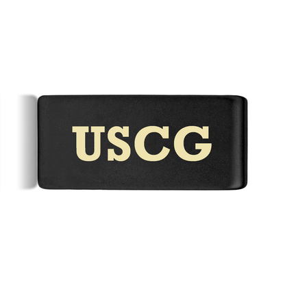 USCG Badge Black 12mm