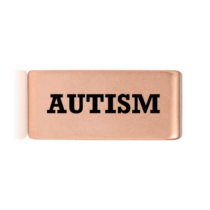 Autism Badge Gold 12mm