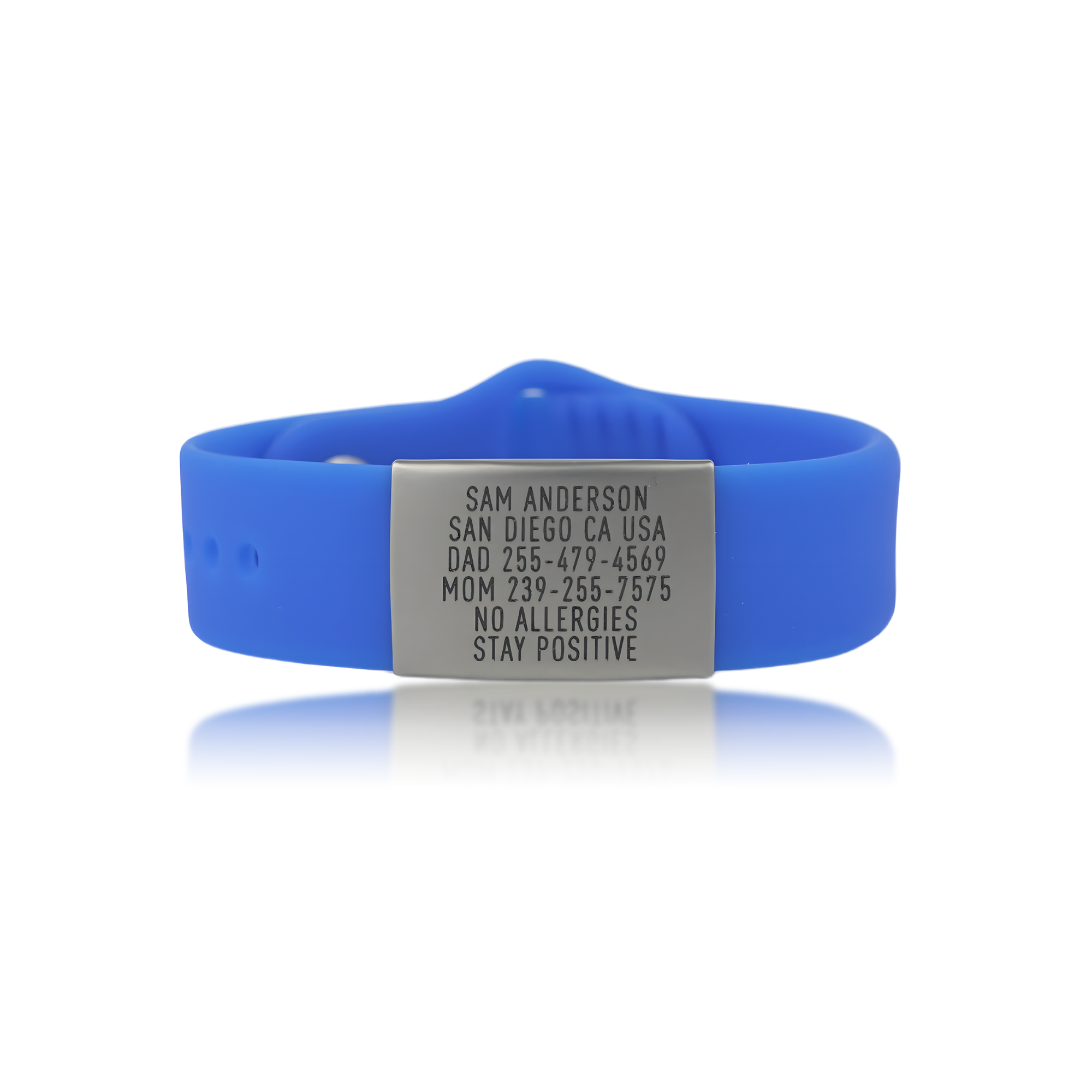 Wristband ID - Sleek (Silver)