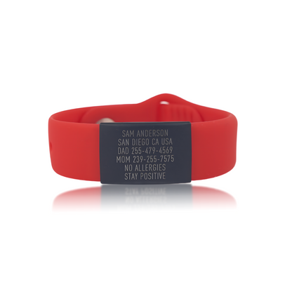 Wristband ID - Sleek (Black)