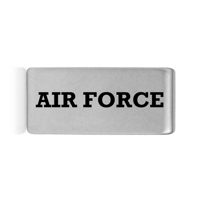 Air Force Badge Silver 12mm