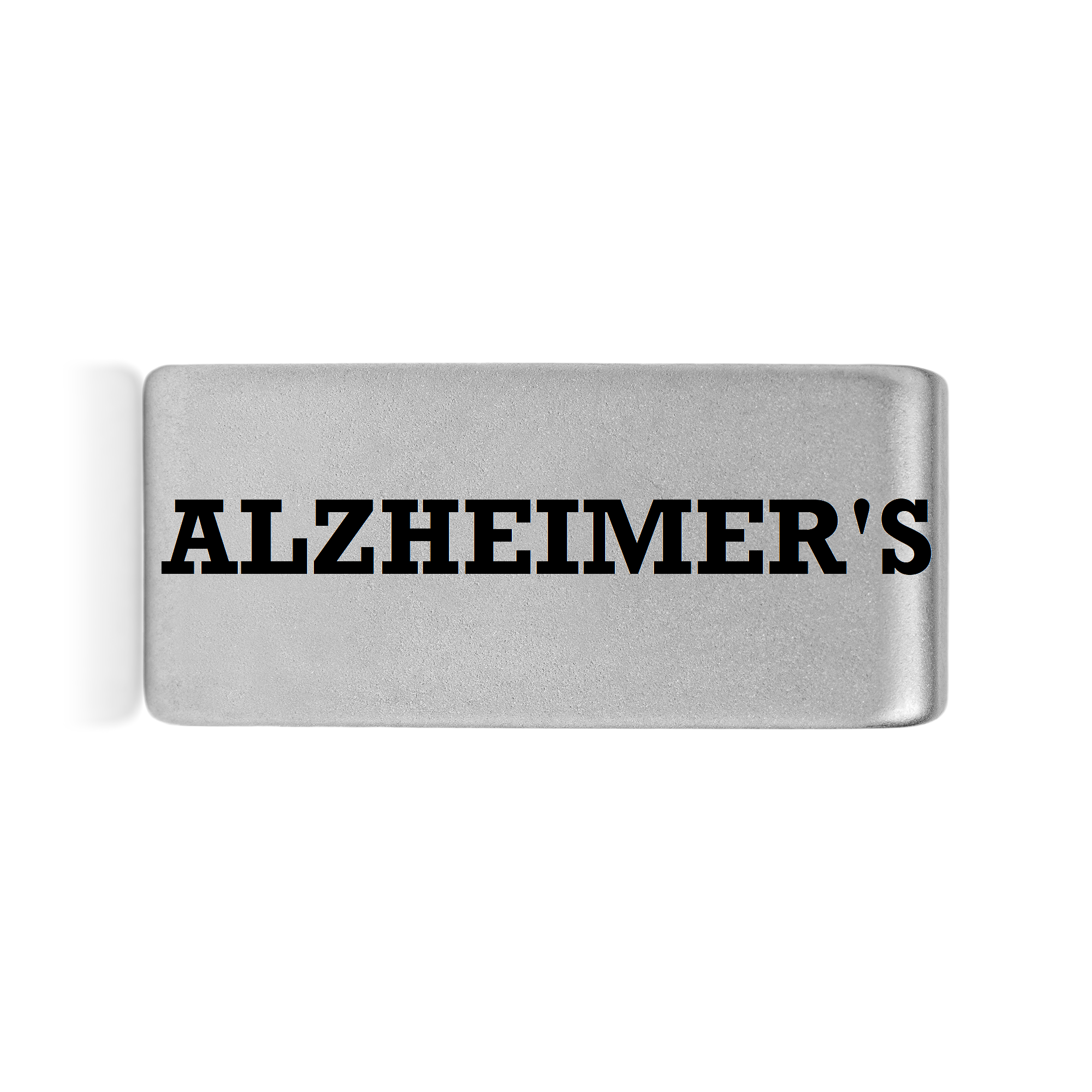 Alzheimer’s Badge Silver 12mm