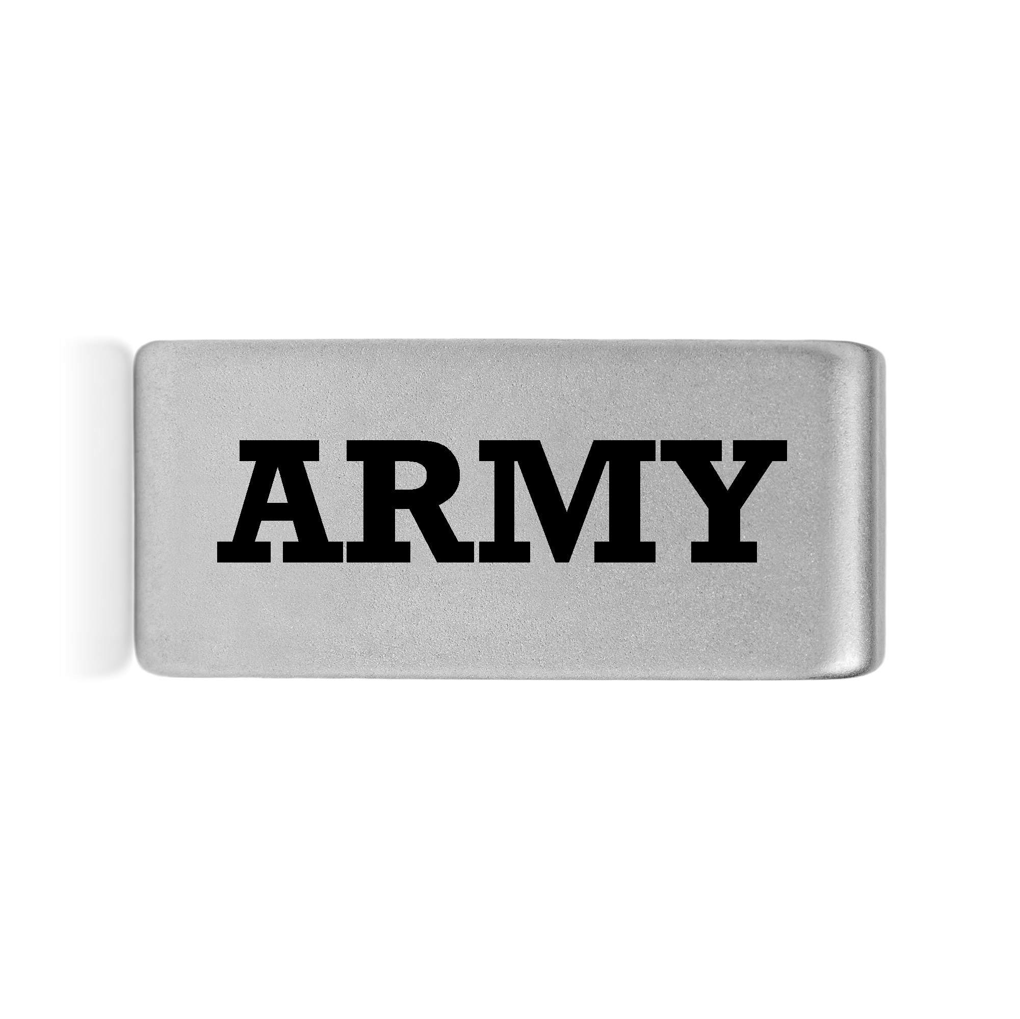 Army Badge Silver 12mm