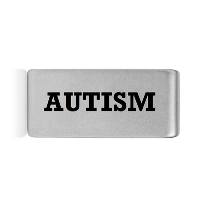 Autism Badge Silver 12mm