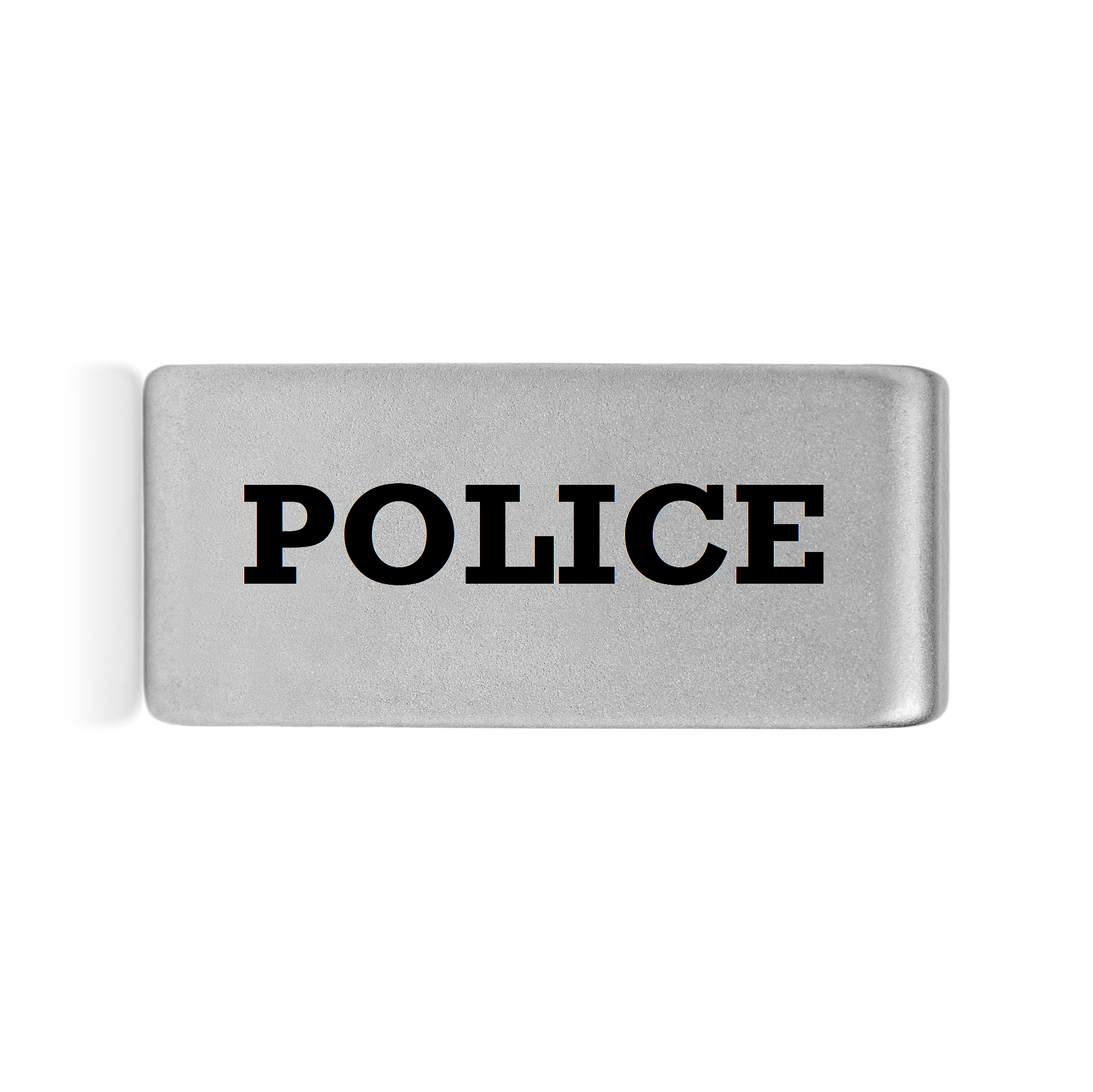 Police Badge Silver 12mm